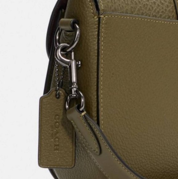 Authentic Coach Georgie Saddle Crossbody Bag - Picture 2 of 11